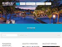 Tablet Screenshot of excursionesmiguel.com